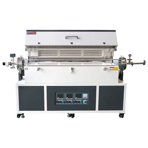 1200c Sante Automatic Horizontal Quartz Tube Furnace Lab Vacuum Furnace