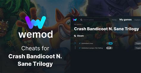 Crash Bandicoot N. Sane Trilogy Cheats & Trainers for PC | WeMod