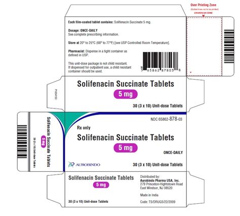 Solifenacin Succinate Tablet Film Coated