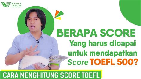 Cara Mudah Menghitung Score Toefl Youtube