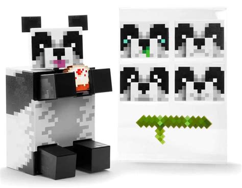 Minecraft Diamond Level Panda Exclusive Action FIgure Mattel - ToyWiz