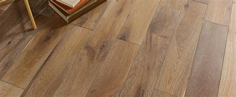 Grey Smoked Oak Plank Brushed Hard Wax Oiled 125mm X 14mm