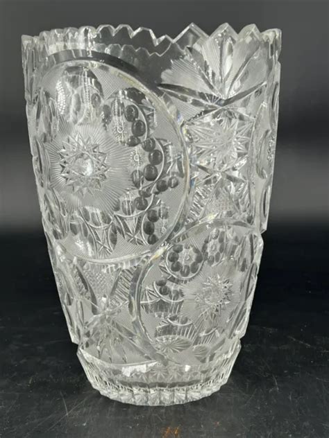 Joli Grand Vase En Cristal Taill Lorraine Daum Baccarat