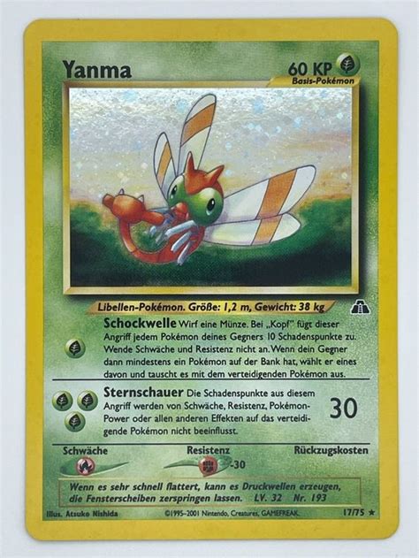 Yanma Holo Rare Pok Mon Neo Discovery Kaufen Auf Ricardo