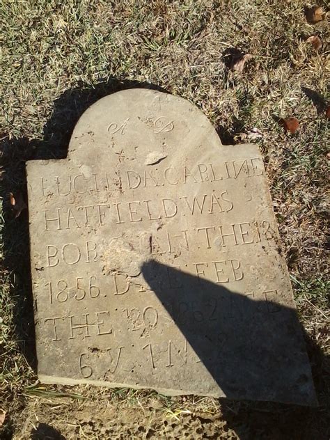 Lucinda Carline Hatfield Memorial Find A Grave