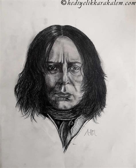 Severus Snape Drawing Sketching Karakalem By Hediyelikkarakalem On