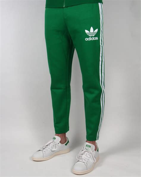 Adidas Originals 78 Length Track Pants Greenwhitebottomsmens