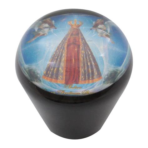 Manopla de câmbio rosca 12mm modelo Nossa Senhora para VW Ar