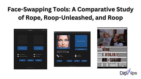 Face Swapping Tools A Comparative Study Of Rope Roop Unleashed And