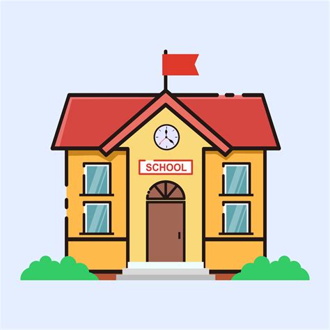 School building icon vector 8770131 Vector Art at Vecteezy