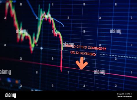 Oil Prices Fall Down Oil Stock Market Crash Global Market Prices