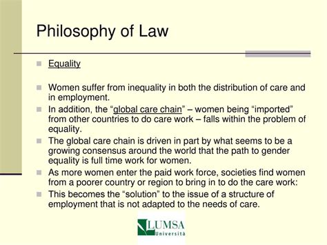 Philosophy Of Law Feminist Theories Equalitydifference Ppt Download