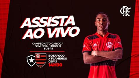 Botafogo X Flamengo AO VIVO Campeonato Carioca Sub 15 Semifinal Jogo