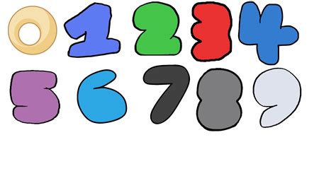 All Number Assests For Bfb Tpot I Made The 8 Asset R Objectshows