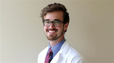 Premium Photo Handsome Smiling Optometrist Headshot