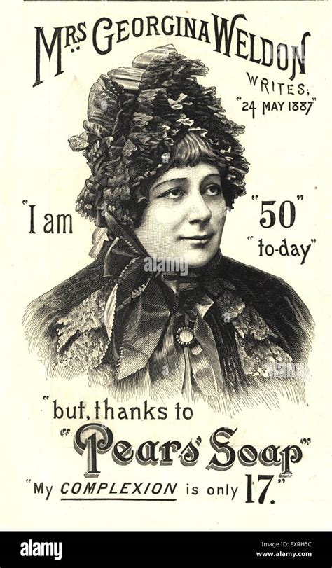 1880s Uk Pears Soap Magazine Advert Stock Photo Alamy