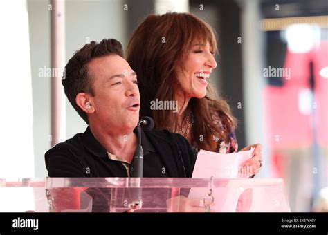 Actors David Faustino And Katey Sagal Attend The Star Unveiling