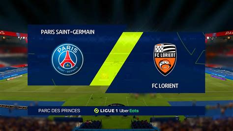 ⚽ Psg Vs Lorient ⚽ Ligue 1 16122020 Fifa 21 Youtube