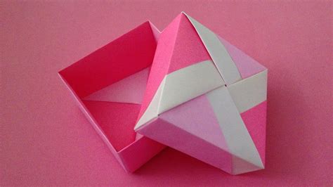 Origami Unit Box（2） With Lid Instructions 折り紙のユニット箱（2） 簡単な折り方 Youtube