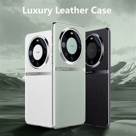 For Huawei Honor Magic Pro Case Luxury Stylish Electroplate Leather