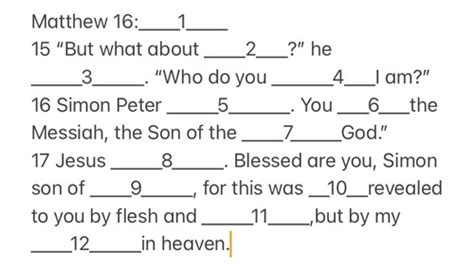 Bible Verse Flashcards Quizlet