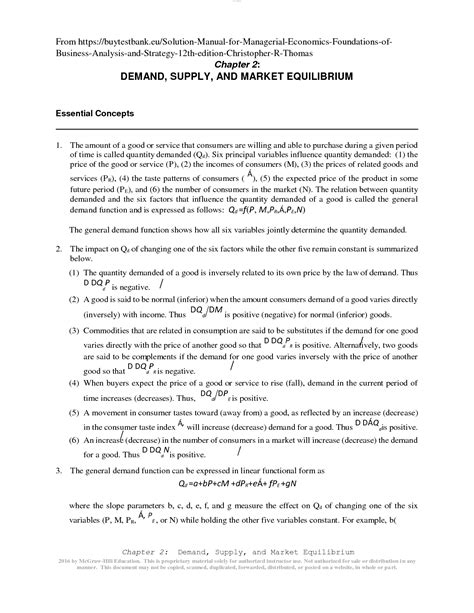 Solution Solution Manual For Managerial Economics Foundations Of