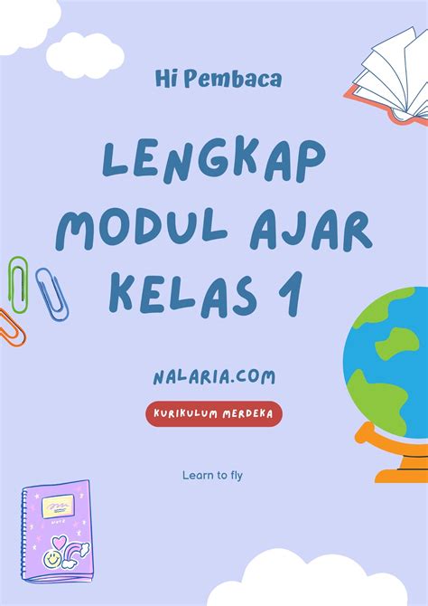 Download Modul Ajar Lengkap Kurikulum Merdeka Kelas 1 Sd Semester 2