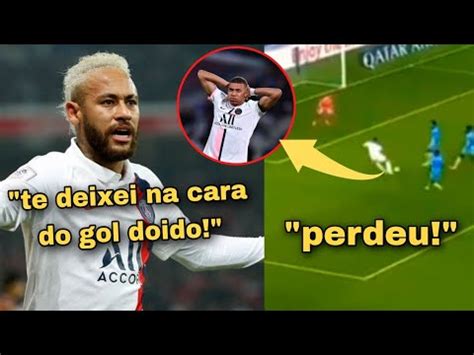 Olha O Gol Que Mbapp Perdeu Ap S Passe Absurdo De Neymar Como Pode