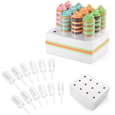 Kit 12 Push Up Cake Pops Présentoir Wilton Cerf Dellier