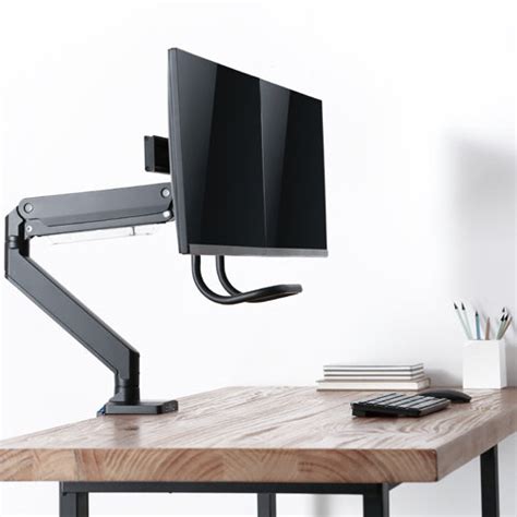 dual screen desktop display mount full motion fits monitors