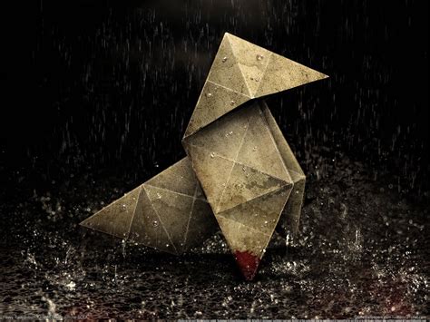 320x570 Resolution Origami Art Wallpaper Origami Heavy Rain Video