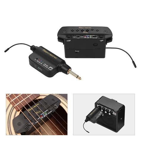 Buy Lepeuxi Skysonic Fs Uhf Guitar Wireless Soundhole Pickup With