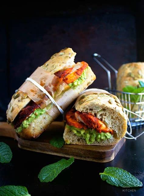 Avocado Tandoori Chicken Sandwich Nish Kitchen