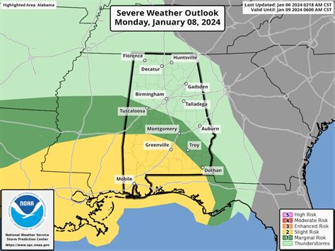 Tornadoes, severe storms possible late Monday and Tuesday in Alabama ...