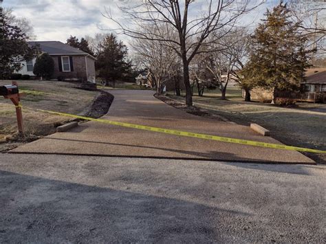 New Pea Gravel Driveway - TriStar Concrete