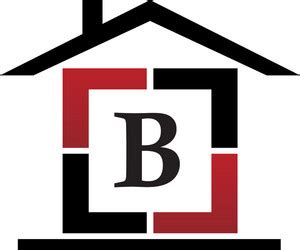 Real Estate Initial B Royalty Free Vector Image