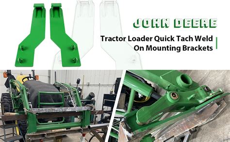 Amazon Ecotric Tractor Loader Quick Tach Weld On Mounting Brackets