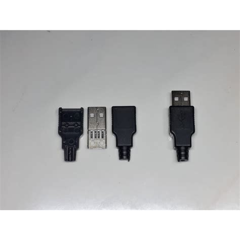 Jual USB Socket Connector Male Plug Soket USB Kosong Tipe Jantan