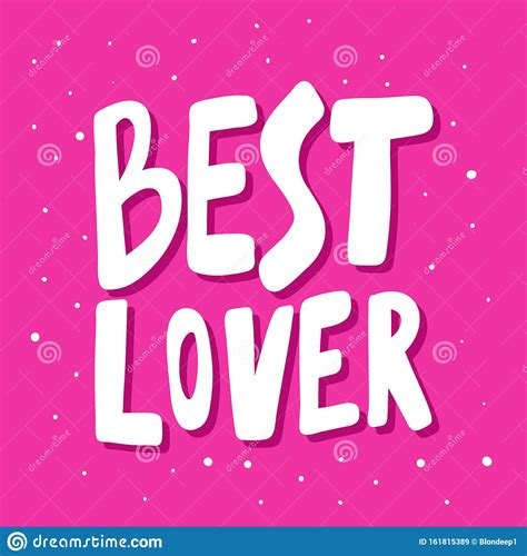 Best Lover Sticker For Social Media Content Vector Hand Drawn