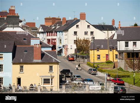 Cardigan Town Aberteifi Ceredigion Wales Uk Stock Photo Alamy