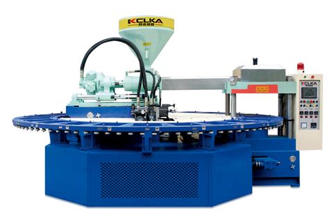 Full Automatic Rotary Pvc Air Blowing Injection Molding Machine