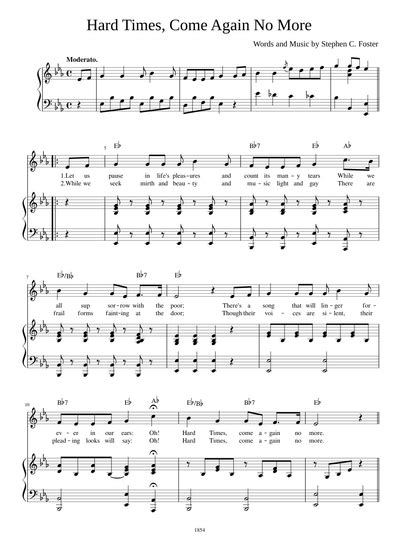 Stephen Foster Sheet music free download in PDF or MIDI on Musescore.com