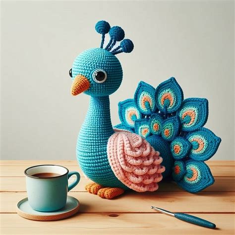 Paco The Peacock Crochet Idea All Crafts