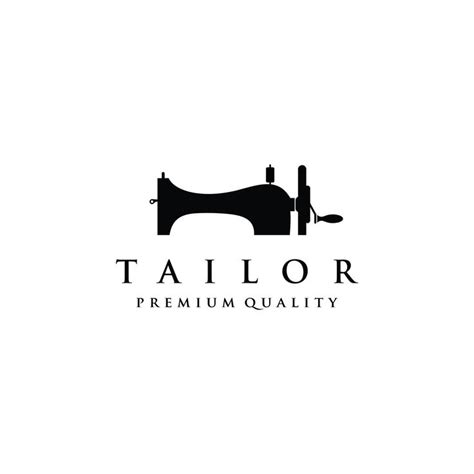 Tailor S Vector Logo Design With Sewing Machine Icon