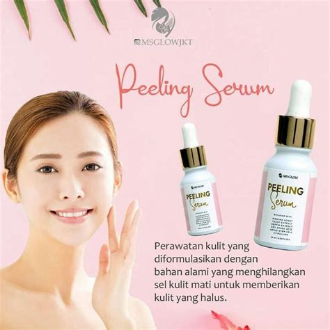 Jual Peeling Serum Peeling Serum Ms Glow Original Shopee Indonesia