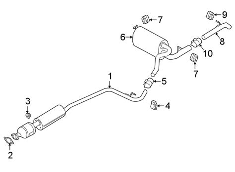 2012 Ford Escape Exhaust System Diagram