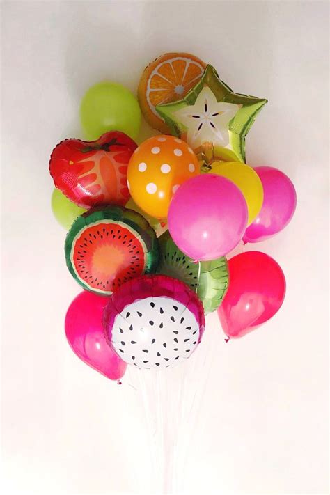 Twotti Frutti Party Tutti Frutti Balloons Fruity Balloon Bouquet Kit