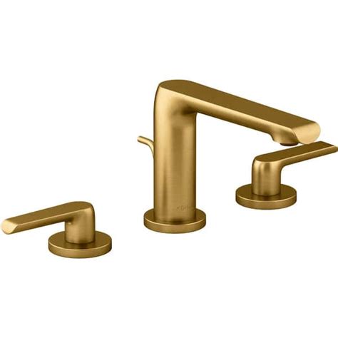 Kohler Avid In Widespread Double Handle Bathroom Faucet In Vibrant