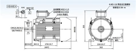 Iec60034 Pmsm Synchronous Motor 30kw 1000 Rpm 1500 Rpm Three Phase 380v 100hz Electric Ac Motor