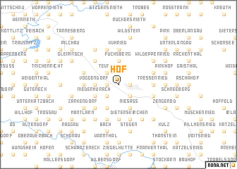 Hof (Germany) map - nona.net